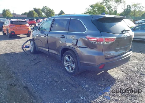 2014 Toyota Highlander Limited V6 из США, поврежденный, VIN 5TDDKRFH0ES021173